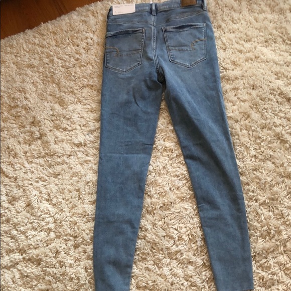 80s distressed American Eagle Jeans. - Picture 3 of 4